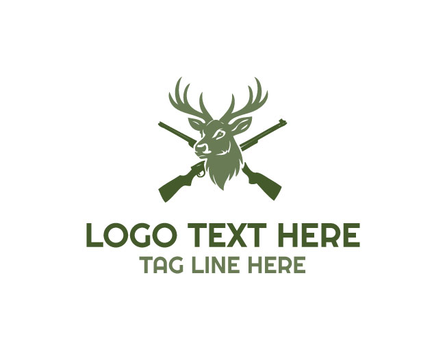Deer Hunting Logo