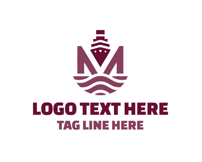 M Ship Wave Logo