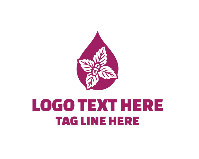 Essential Oil Drop Premium Logo