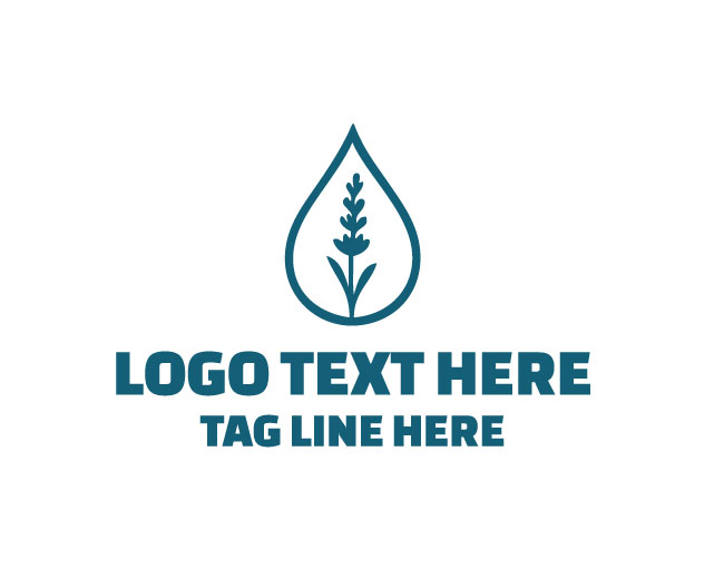 Oil Drop Natural Logo