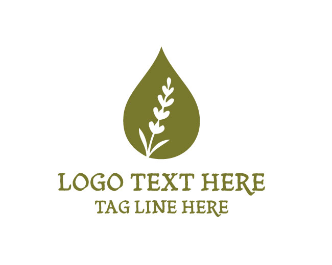 Oil Drop Modern Logo