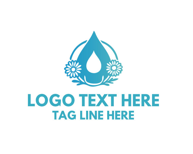 Oil Drop Clean Logo