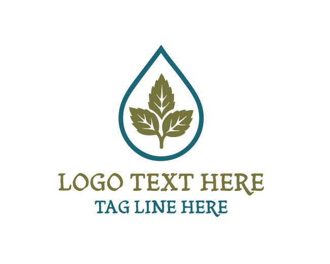 Oil Drop Identity Logo