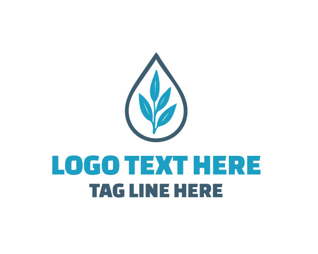 Oil Drop Abstract Logo