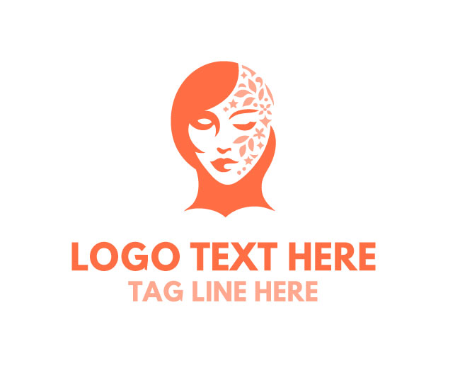 Woman Makeup Art Logo
