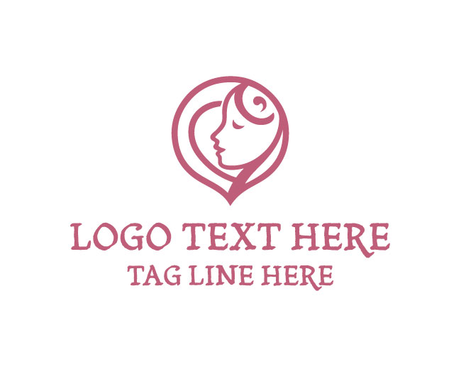 Smiling Baby Face Logo