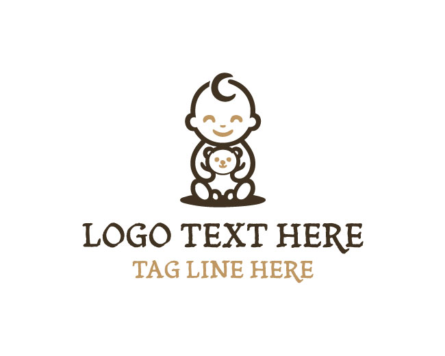 Baby Face Happy Look Logo