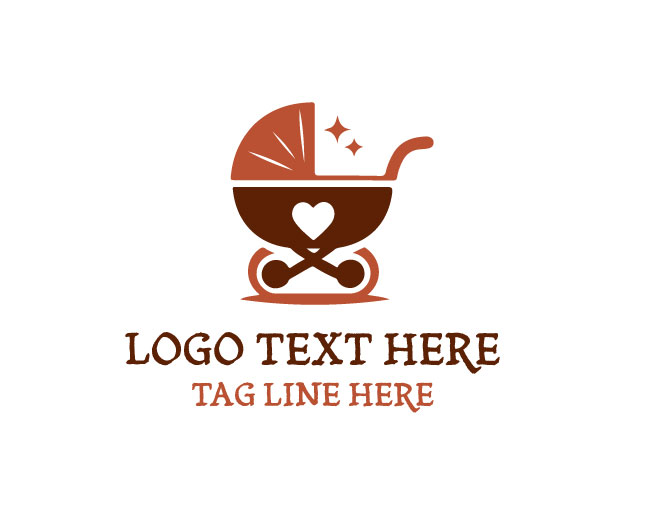Baby Cart Stylish Logo