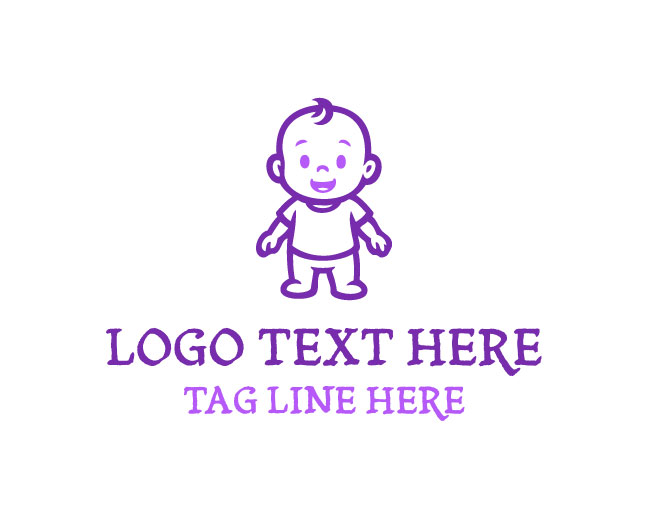 Baby Face Peaceful Look Logo