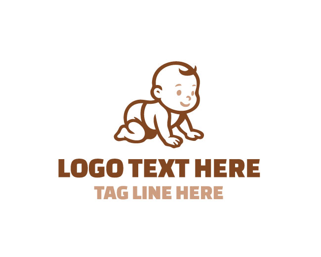 Baby Face Big Smile Logo