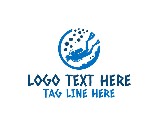 Scuba Underwater Logo