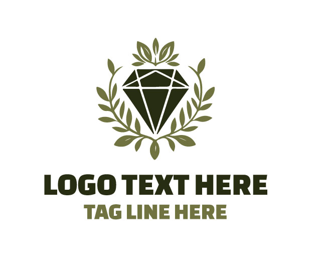 Luxury Bloom Floral Diamond Logo