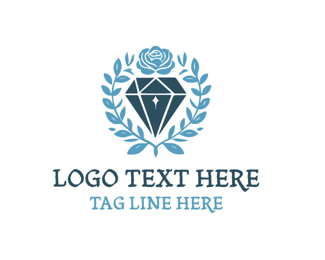 Wildflower Floral Diamond Logo