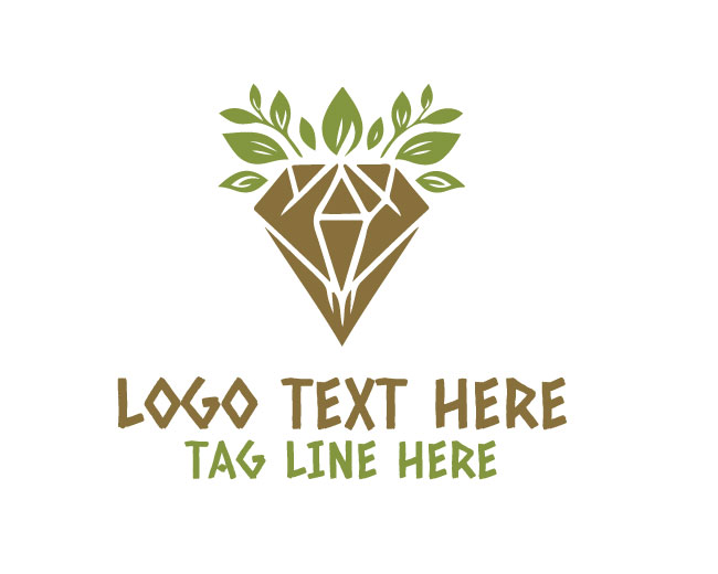 Ornate Floral Diamond Logo