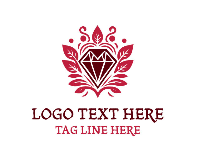 Floral Sparkle Diamond Logo