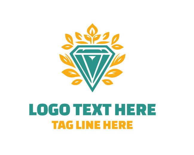  Blooming Jewel Floral Diamond Logo