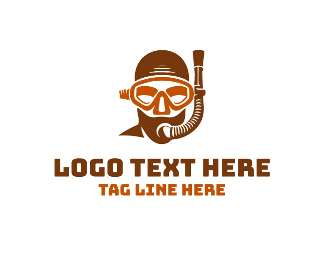 Snorkeling Bubbles Logo