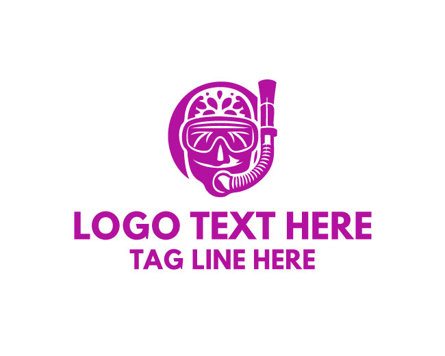 Modern Snorkeling Logo