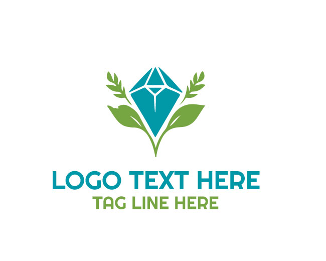 Delicate Bloom Floral Diamond Logo
