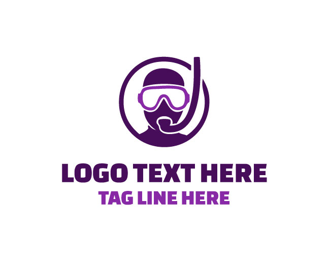 Snorkeling Clean Modern Logo