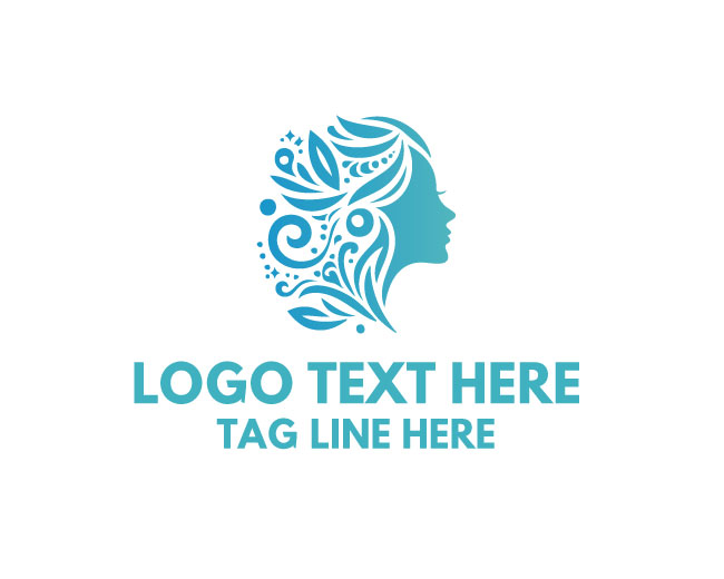 Bold Glam Art Woman Logo