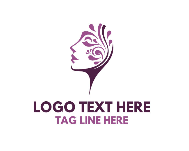  Bold Beauty Woman Face Painting Logo