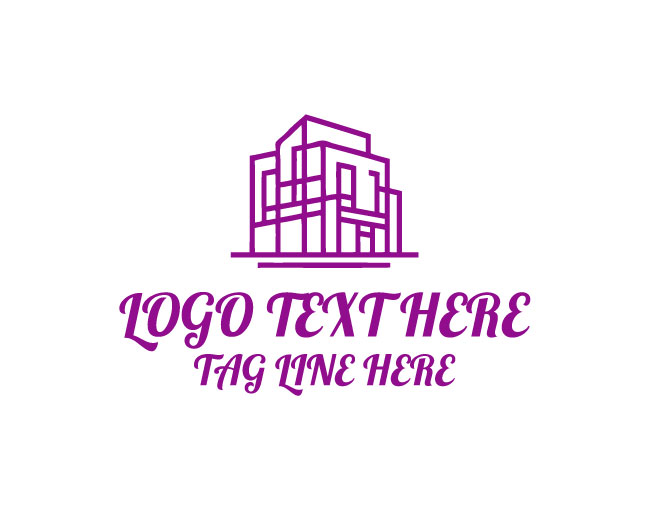 Minimal Architecture Building Logo