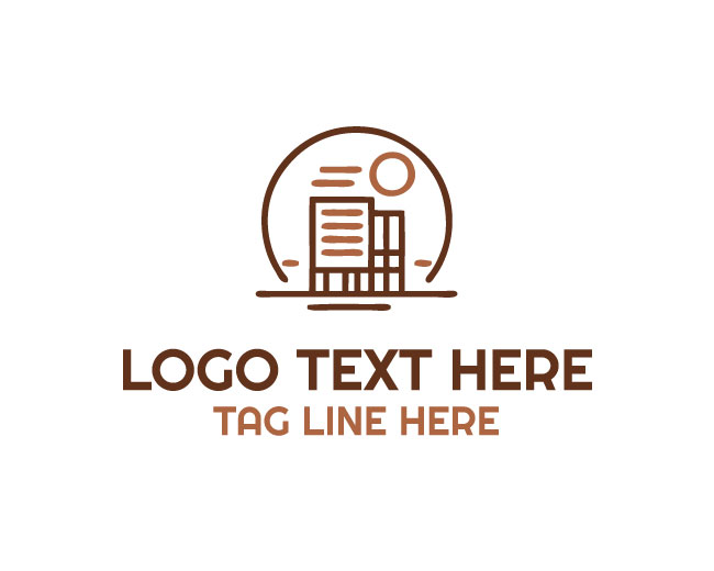 Architecture Building Outline Logo