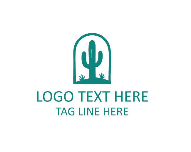 Cactus Outline Logo