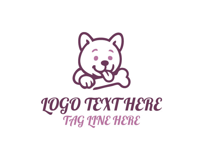Friendly Dog Biscuit Logo