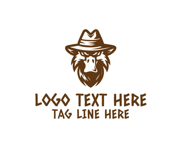 Cute Duck Mascot Logo