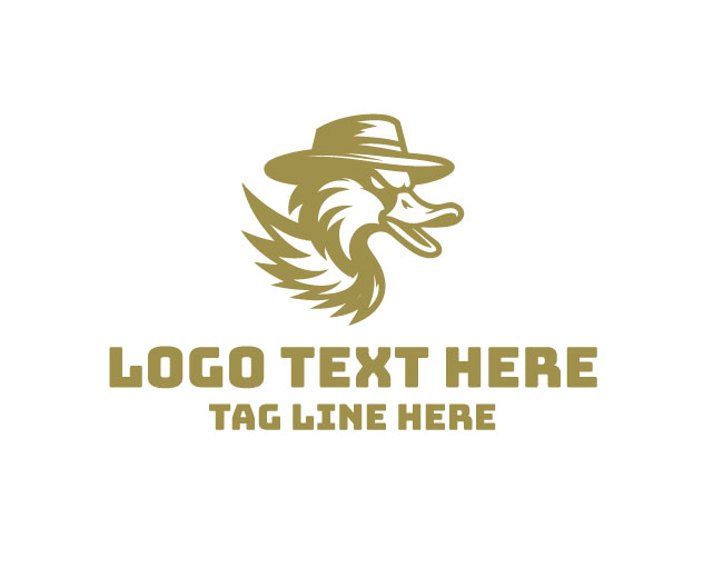 Baby Duck Mascot Logo
