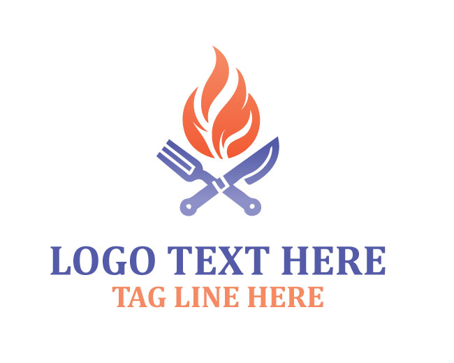 Roasting Fork Knife Logo