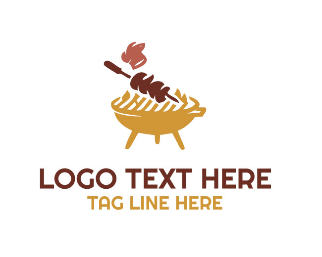 Roasting Grill Chef Logo