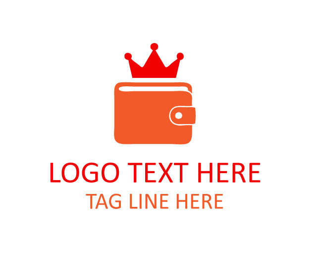 Wallet Money Crown Logo