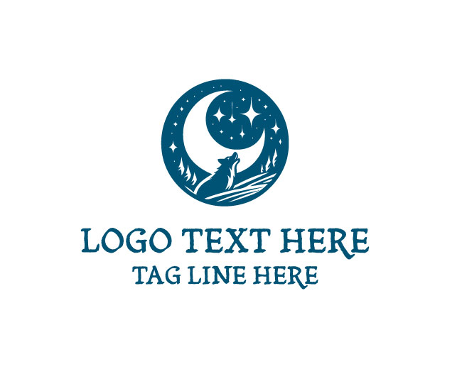 Howling Wolf Moon Logo