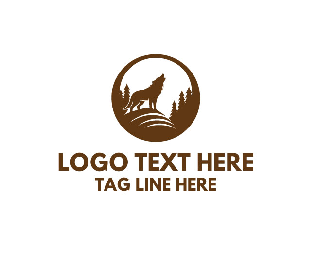 Wolf Moon Forest Logo
