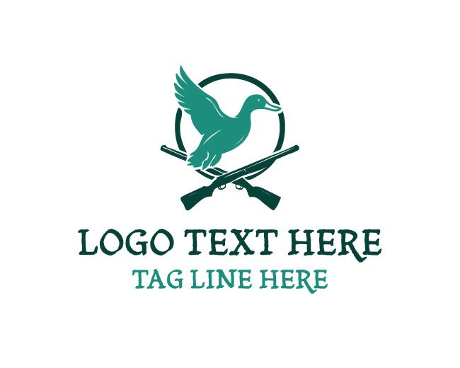  Duck Hunting Cross Gun LOGO