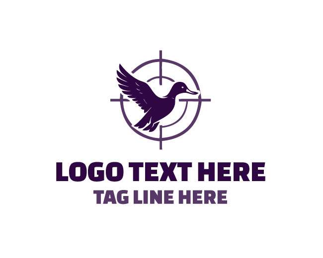 Duck Hunting Aim Logo