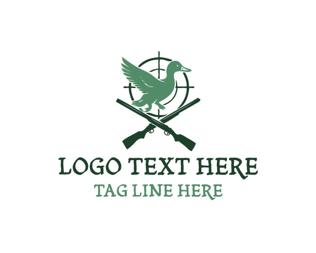 Duck Hunting Flight Logo