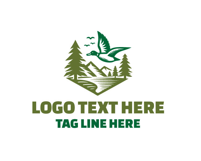  Duck Hunting Targeting Logo