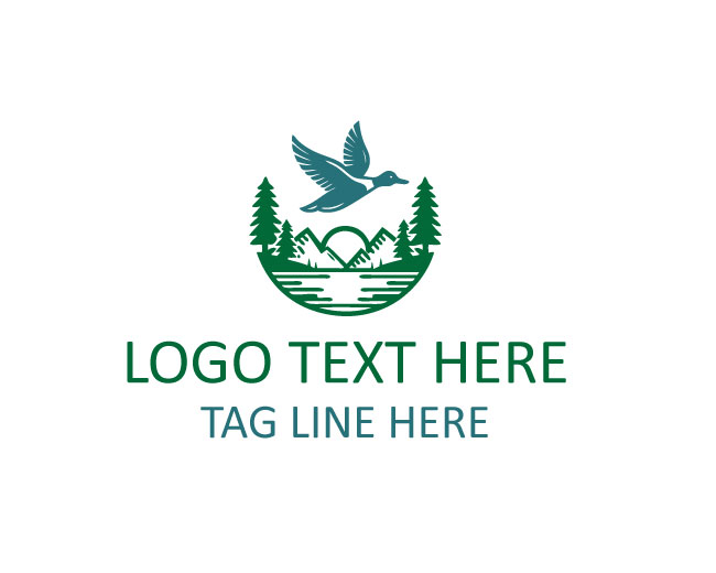  Duck Hunting natural Logo
