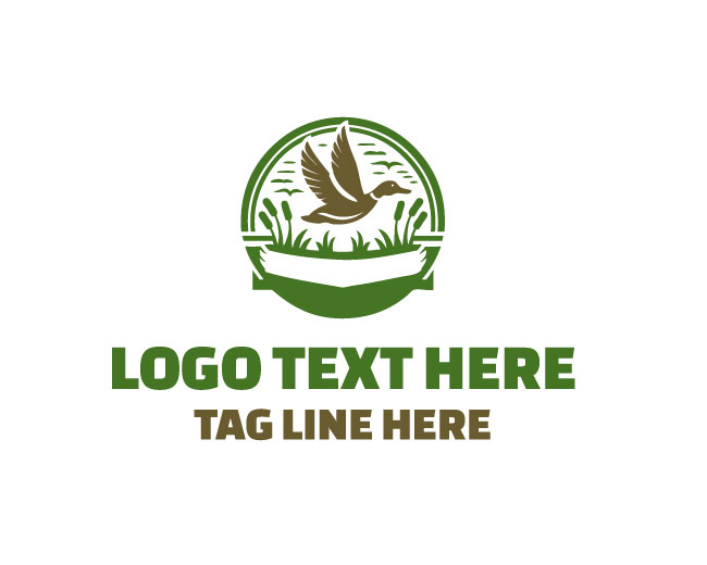  Duck Hunting greenry Logo