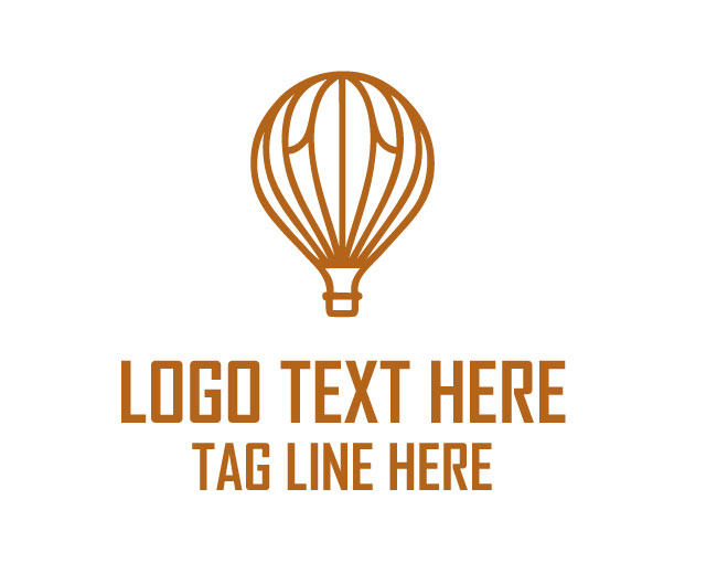Hot Air Balloon Air Journey Logo