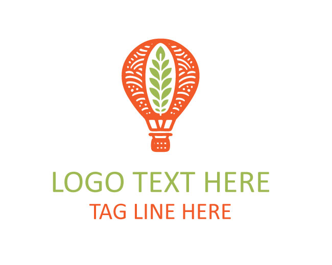 Eco Hot Air Balloon Logo