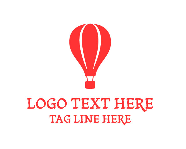  Hot Air Balloon Wind Logo