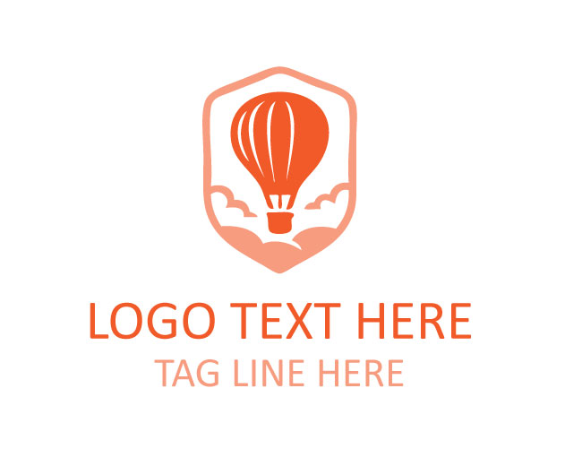 Hot Air Balloon Open Land Logo