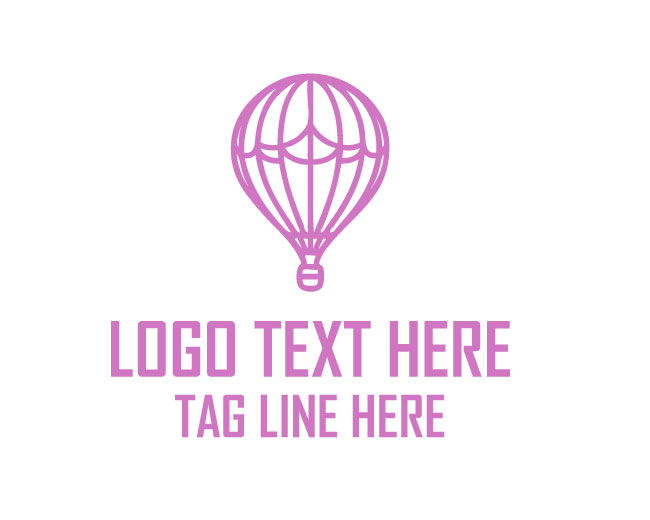Hot Air Balloon Short Flight Logo