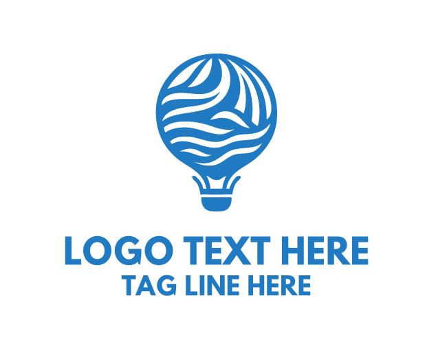 Hot Air Balloon Air Move Logo