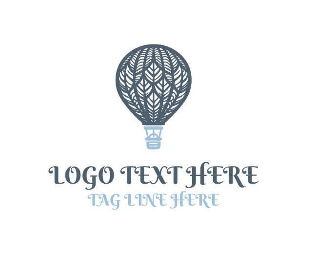 Hot Air Balloon Airflow Path Logo